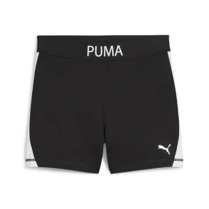 Damskie obcisłe szorty z wysokim stanem 4" PUMA STRONG, Akcesoria, Czarny,