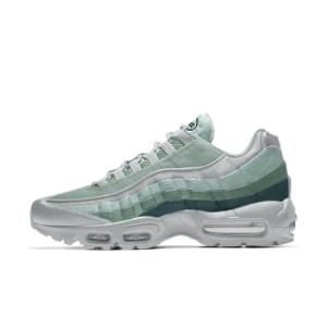 Damskie personalizowane buty Nike Air Max 95 By You - Zieleń