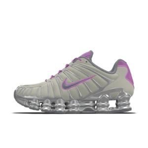 Damskie personalizowane buty Nike Shox TL By You - Szary