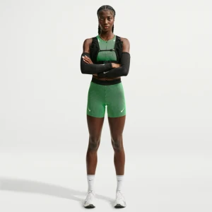 Damskie przylegające spodenki do biegania Dri-FIT ADV Nike AeroSwift - Zieleń