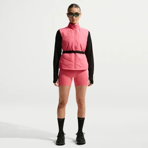 Damskie przylegające spodenki do biegania z wysokim stanem i kieszeniami 10 cm Nike Swift - Różowy