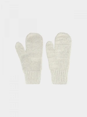 Damskie rękawiczki zimowe z wełną Outhorn OTHWAW24AGLOF104 - beżowe