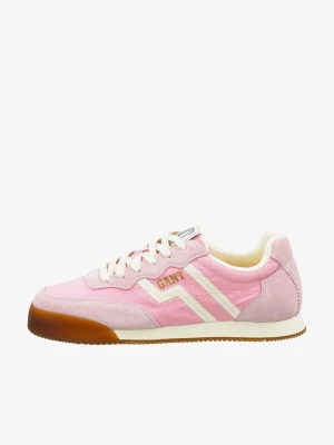 Damskie różowe zamszowe sneakersy Beylana GANT