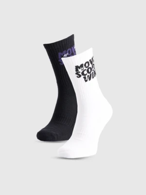 Damskie skarpetki (2-pack) 4F 4FRAW25USOCF522 - multikolor