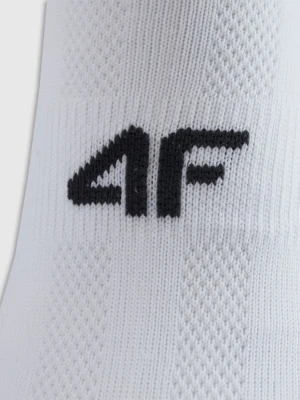 Damskie skarpetki treningowe (3-pack) 4F 4FWMM00UFSOF373 - białe