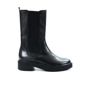 Damskie skórzane botki czarne Gabor 71.780.27