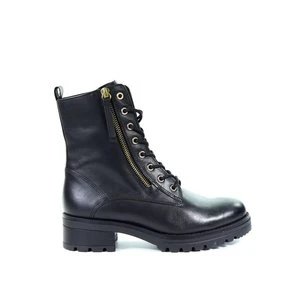 Damskie skórzane botki czarne Gabor 72.785.67