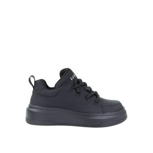 Damskie skórzane czarne sneakersy SS2N4014 GOE