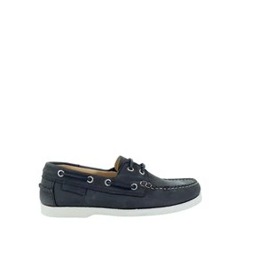 Damskie skórzane granatowe mokasyny typu żeglarz MARC O'POLO 60219413602200-890 TT2M3042