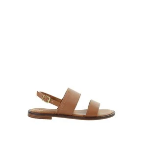 Damskie skórzane koniakowe sandały MOP 60318391110134-720 Marc O'Polo