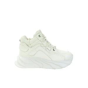 Damskie skórzane sneakersy białe SS2N4037 GOE