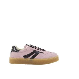 Damskie skórzane sneakersy dark rose 60219033501346-314TT2M3021 Marc O'Polo