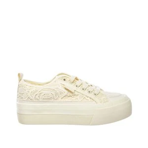 Damskie sneakersy beżowe BIG STAR SHOES RR274746