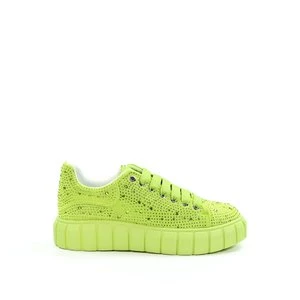 Damskie sneakersy limonkowe GOE LL2N4079