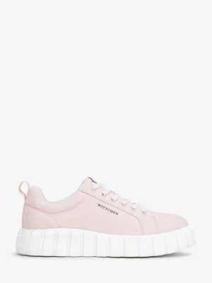 Damskie sneakersy na platformie różowe Wittchen