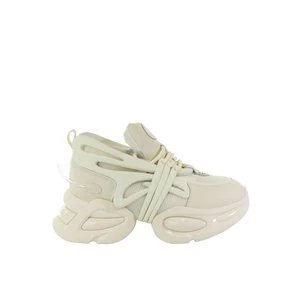 Damskie sneakersy skórzane beżowe GOE TT2N4014