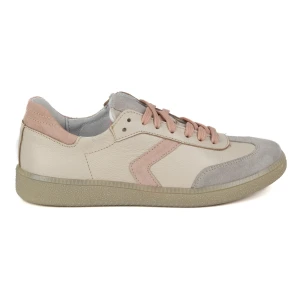Damskie sneakersy skórzane Olivier N1091 beżowe beżowy