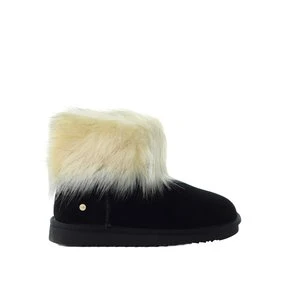 Damskie śniegowce czarne GOE MM2N4091