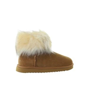 Damskie śniegowce jasne brązowe GOE MM2N4093