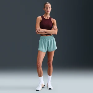 Damskie spodenki 2 w 1 z wysokim stanem Dri-FIT Nike One 7,5 cm - Zieleń