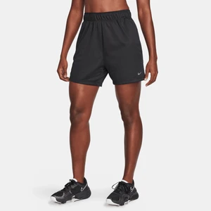 Damskie spodenki bez podszewki ze średnim stanem do fitnessu Dri-FIT Nike Attack 12,5 cm - Czerń