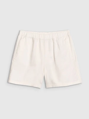 Damskie spodenki casual 4F 4FRSS25TSHOF750 - białe