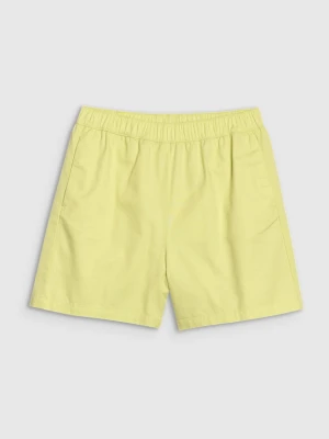 Damskie spodenki casual 4F 4FRSS25TSHOF750 - żółte