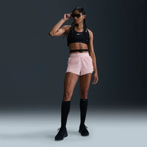 Damskie spodenki do biegania 2 w 1 ze średnim stanem Dri-FIT Nike Swift - Różowy