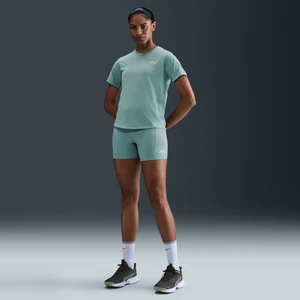 Damskie spodenki do biegania Dri-FIT o przylegającym kroju z wysokim stanem Nike Trail 10 cm - Zieleń