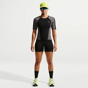 Damskie spodenki do biegania Nike Tempo o przylegającym kroju z wysokim stanem 10 cm - Czerń