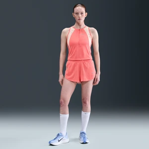 Damskie spodenki do biegania z wszytą bielizną Dri-FIT Nike - Pomarańczowy