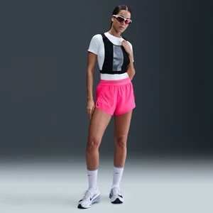 Damskie spodenki do biegania ze średnim stanem i wszytą bielizną Dri-FIT ADV 8 cm Nike AeroSwift - Różowy