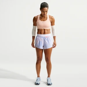Damskie spodenki do biegania ze średnim stanem i wszytą bielizną Dri-FIT Nike Swift 6 cm - Niebieski
