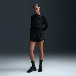 Damskie spodenki do biegania ze średnim stanem i wszytą bielizną Nike Dri-FIT Tempo - Czerń