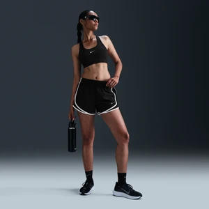 Damskie spodenki do biegania ze średnim stanem i wszytą bielizną Nike Dri-FIT Tempo - Czerń