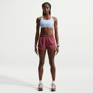 Damskie spodenki do biegania ze średnim stanem i wszytą bielizną Nike Dri-FIT Tempo - Czerwony