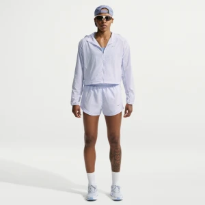 Damskie spodenki do biegania ze średnim stanem i wszytą bielizną Nike Dri-FIT Tempo - Fiolet