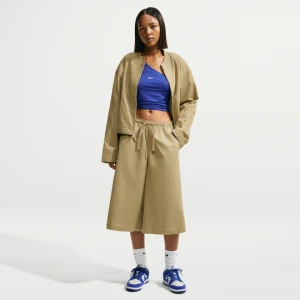 Damskie spodenki o kroju oversize ze średnim stanem Nike - Brązowy