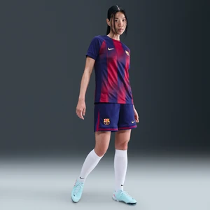 Damskie spodenki piłkarskie Nike Dri-FIT FC Barcelona 2025/26 Stadium (wersja domowa) – replika - Niebieski