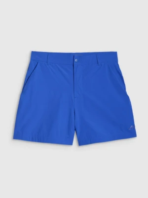 Damskie spodenki trekkingowe 4F 4FWSS25TFSHF0994 - niebieskie