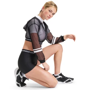 Damskie spodenki treningowe Under Armour HeatGear Shorty - czarne