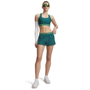 Damskie spodenki treningowe Under Armour Tech Play Up Shorts - zielone