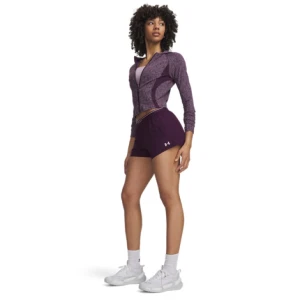 Damskie spodenki treningowe Under Armour UA Vanish Woven 3in Shorts - fioletowe