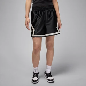 Damskie spodenki z motywem rombu Dri-FIT Jordan Sport 10 cm - Czerń