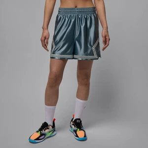 Damskie spodenki z motywem rombu Dri-FIT Jordan Sport 10 cm - Szary