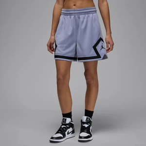 Damskie spodenki z motywem rombu Jordan Sport 10 cm - Fiolet