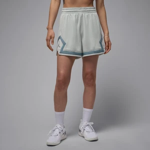 Damskie spodenki z motywem rombu Jordan Sport 10 cm - Szary