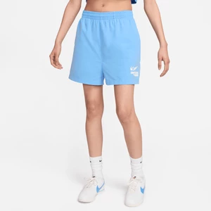 Damskie spodenki z tkaniny Nike Sportswear - Niebieski