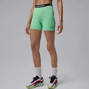 Damskie spodenki z wysokim stanem 13 cm Dri-FIT Jordan Sport Essentials - Zieleń