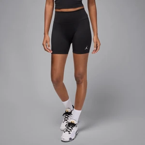 Damskie spodenki z wysokim stanem Dri-FIT 15 cm Jordan Sport - Czerń